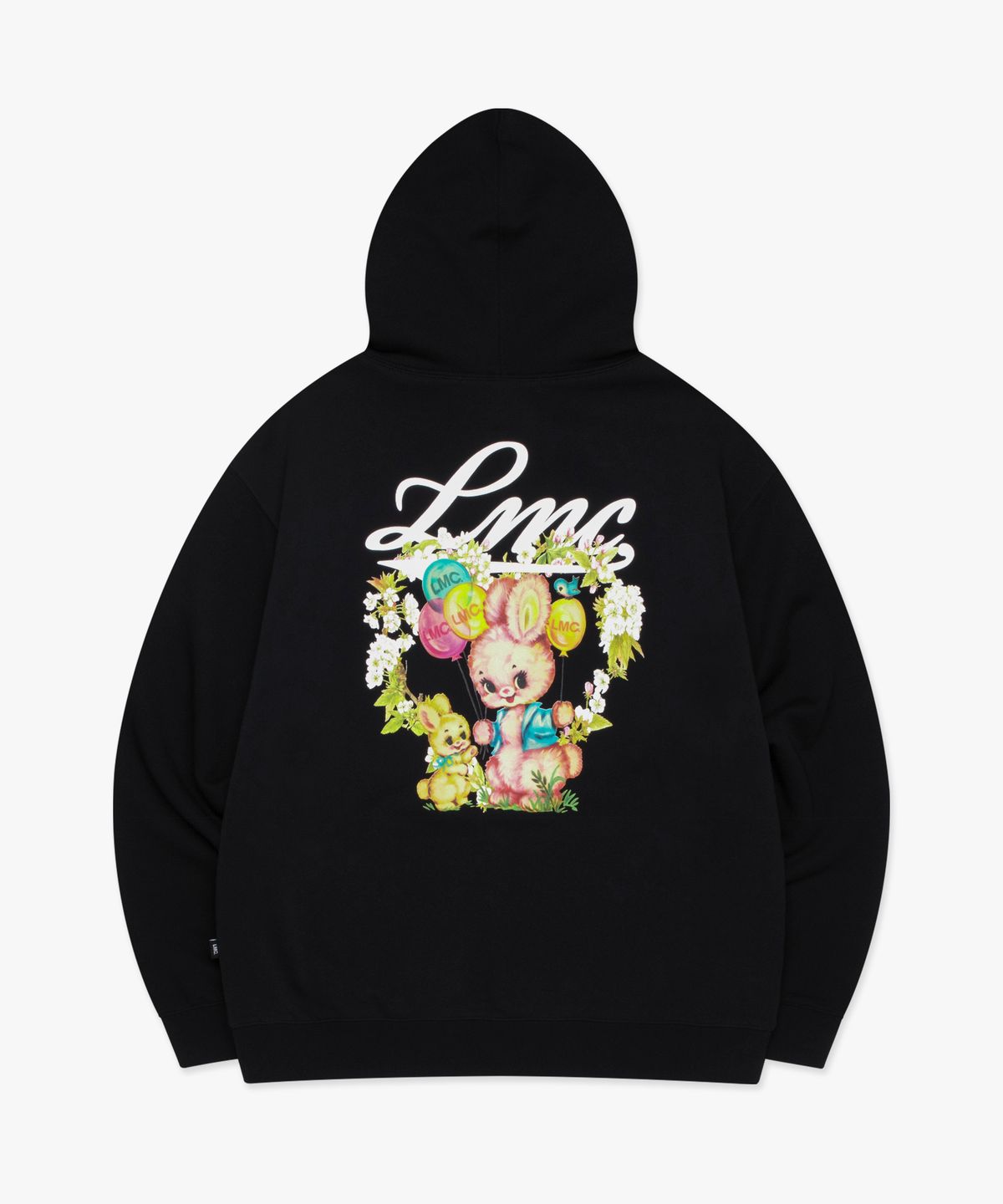 엘엠씨(LMC) FLOWER BUNNIES HOODIE black
