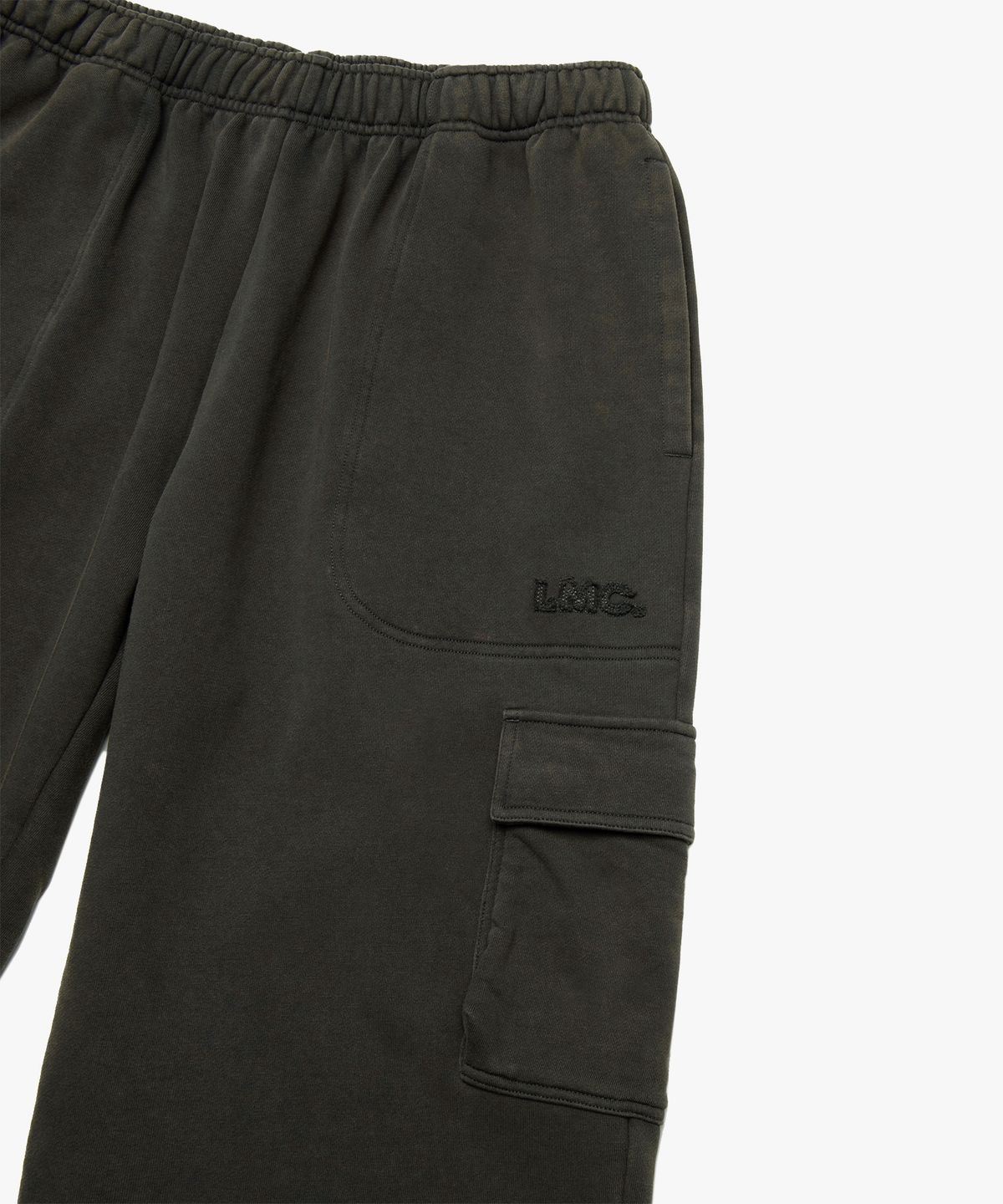엘엠씨(LMC) WASHED OG APPLIQUE CARGO SWEAT PANTS charcoal