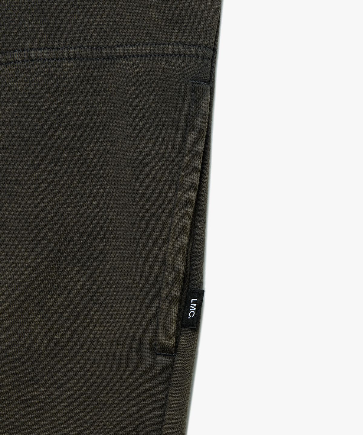 엘엠씨(LMC) WASHED OG APPLIQUE ZIP UP HOODIE charcoal