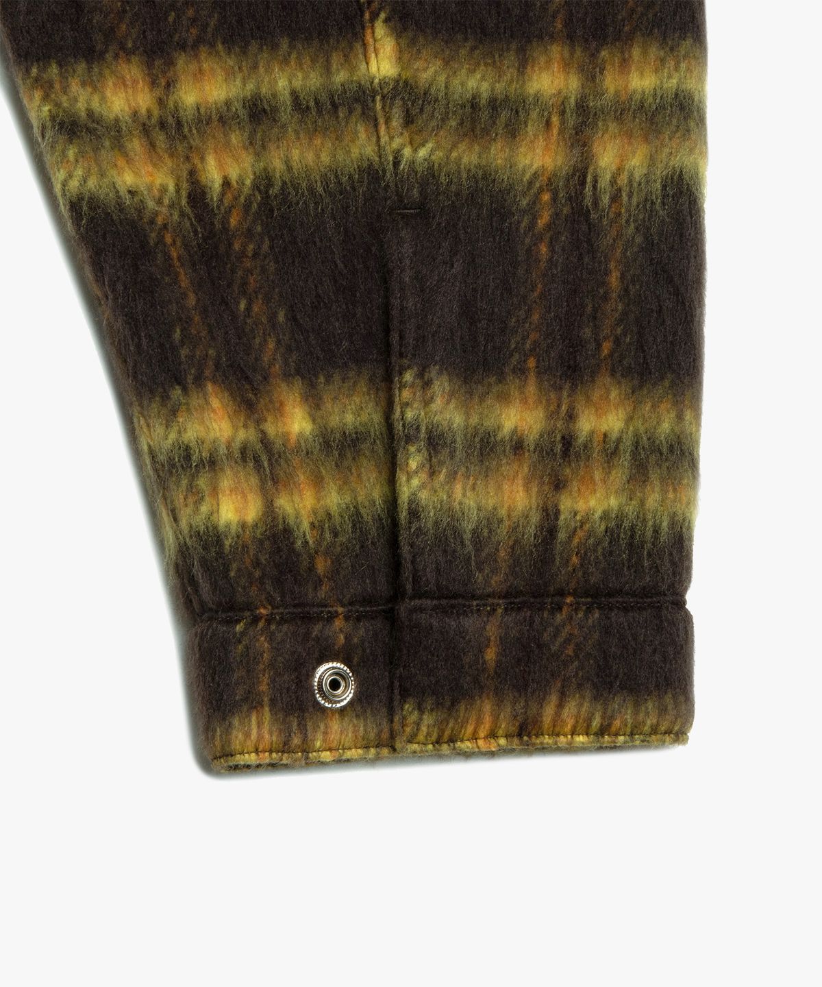 엘엠씨(LMC) BRUSHED CHECK ZIP UP SHIRT brown