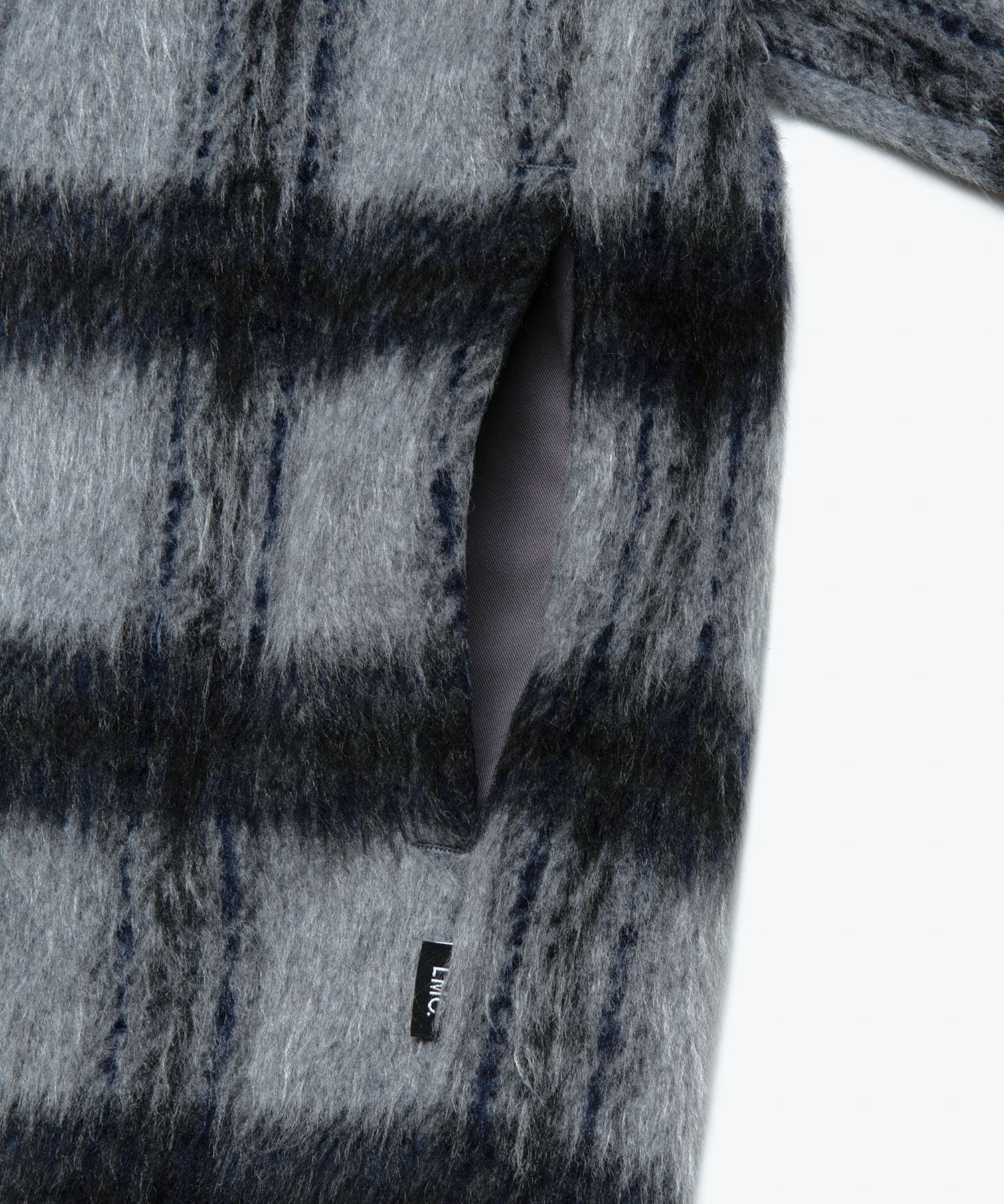 シャツ LMC BRUSHED CHECK ZIP UP SHIRT SA257 MUSINSA | LMC BRUSHED CHECK ZIP UP SHIRT gray