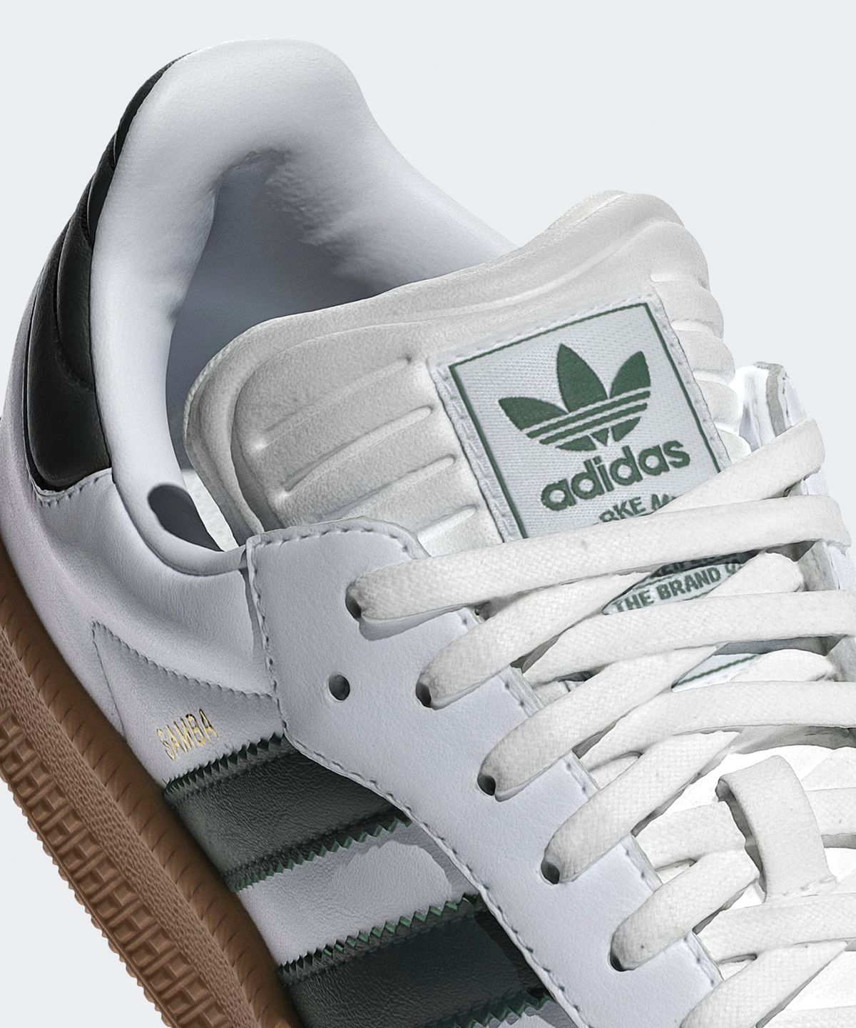 아디다스(ADIDAS) 삼바 XLG - 화이트:다크그린 / IE9181