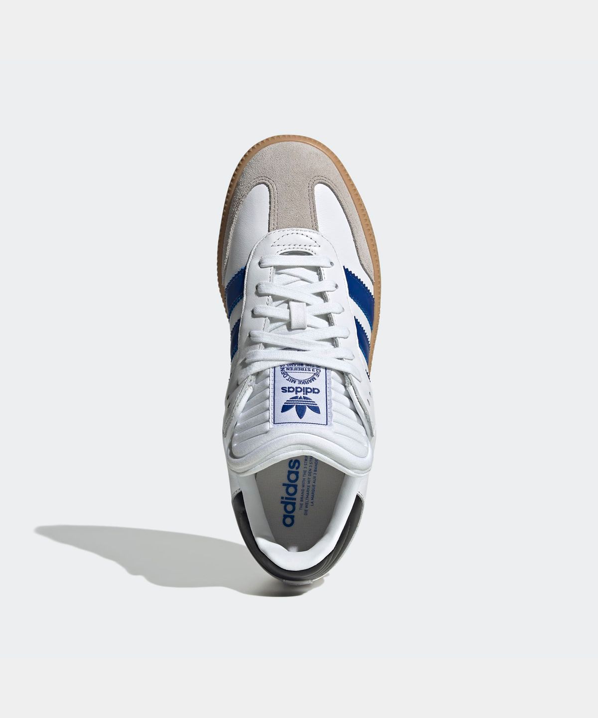 아디다스(ADIDAS) 삼바 XLG - 화이트:블루 / IE9182