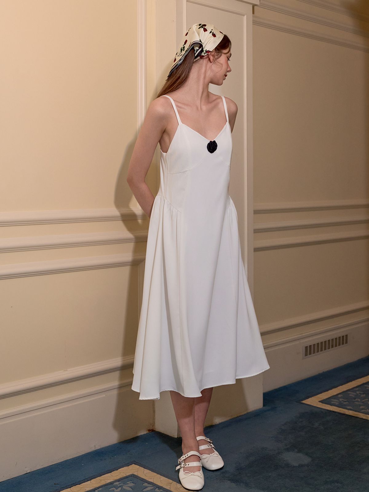 랭앤루(LANGNLU) KARIN Sleeveless Dress(카린)_IVORY
