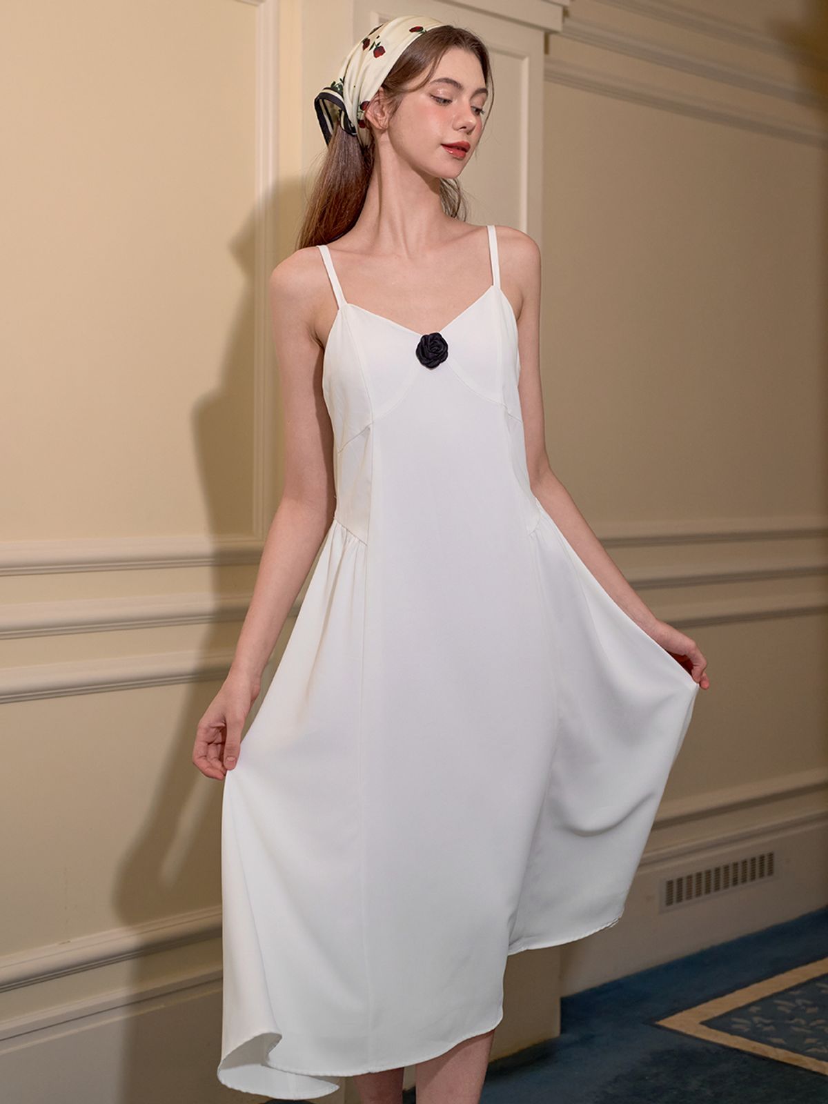 랭앤루(LANGNLU) KARIN Sleeveless Dress(카린)_IVORY