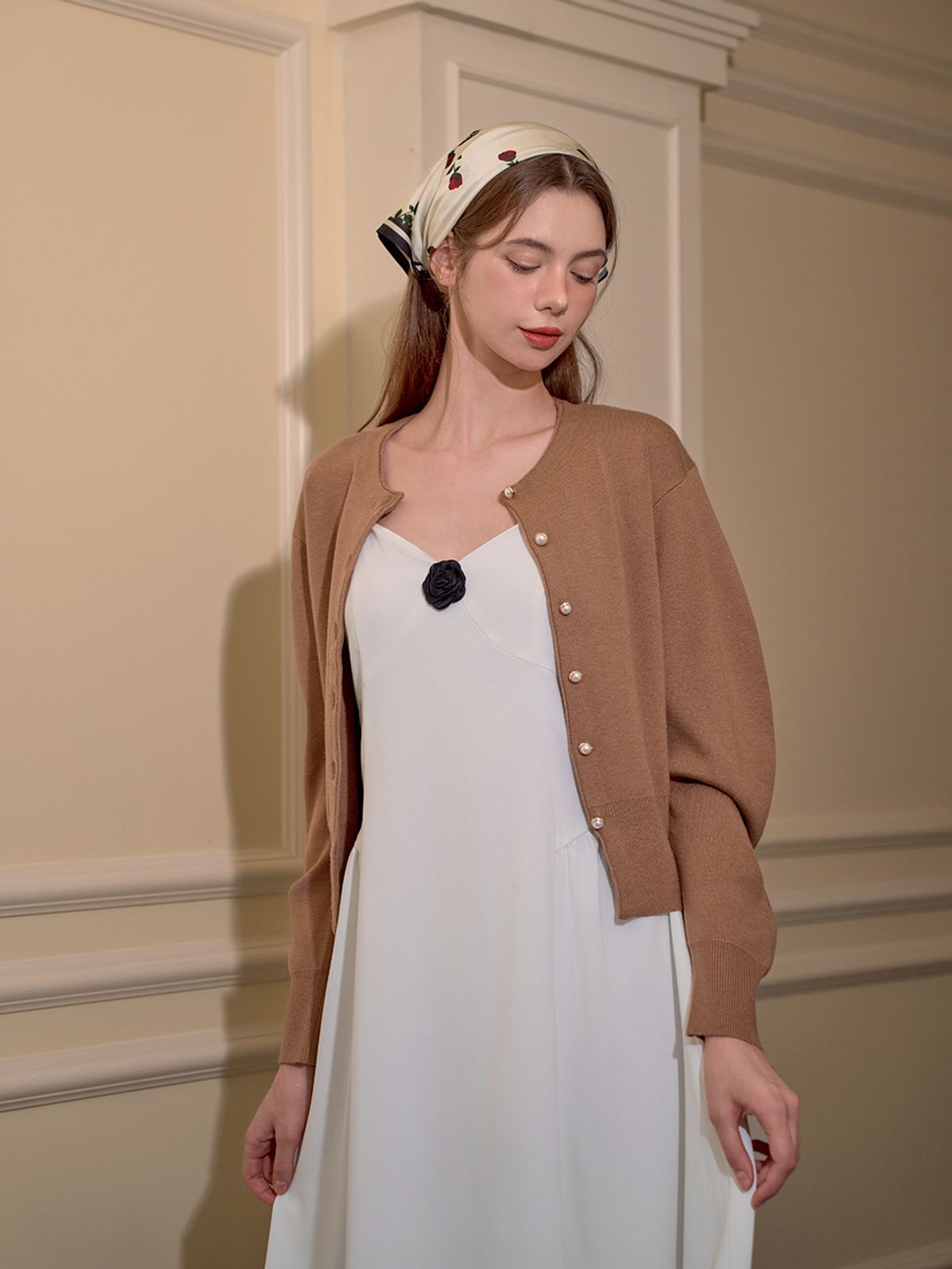 랭앤루(LANGNLU) KARIN Sleeveless Dress(카린)_IVORY