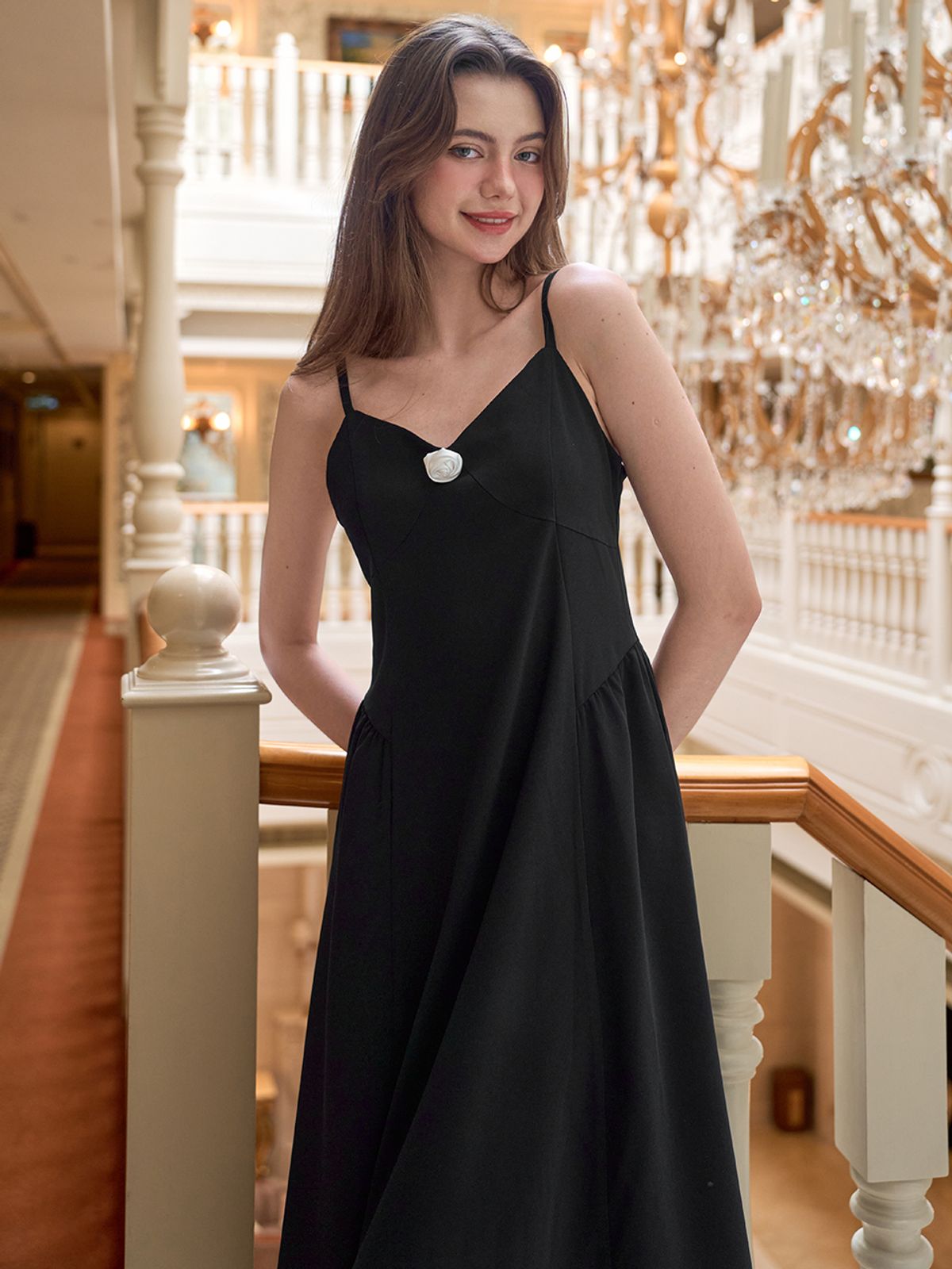 랭앤루(LANGNLU) KARIN Sleeveless Dress(카린)_BLACK