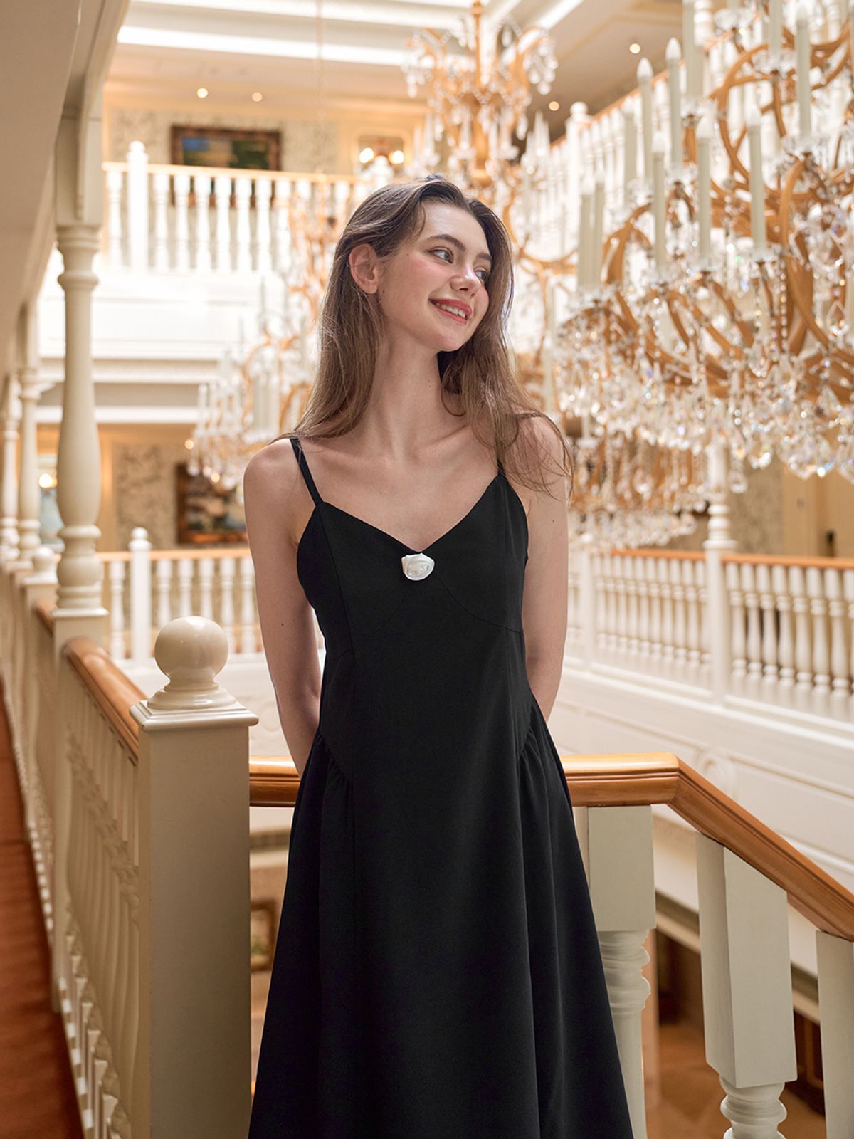 랭앤루(LANGNLU) KARIN Sleeveless Dress(카린)_BLACK