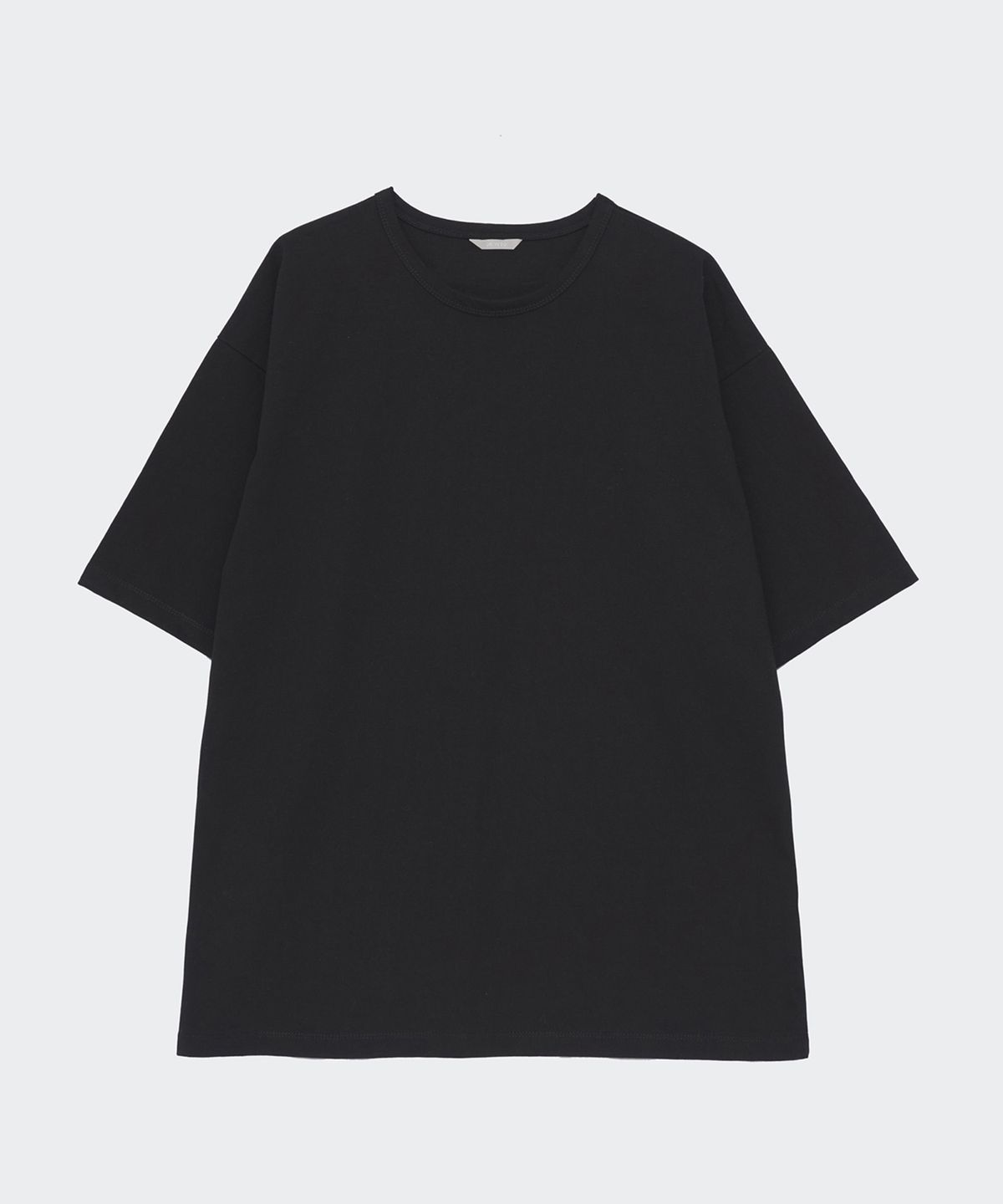 닐라이즈(NEALIZE) Oversized Basic Cotton T-shirt Black