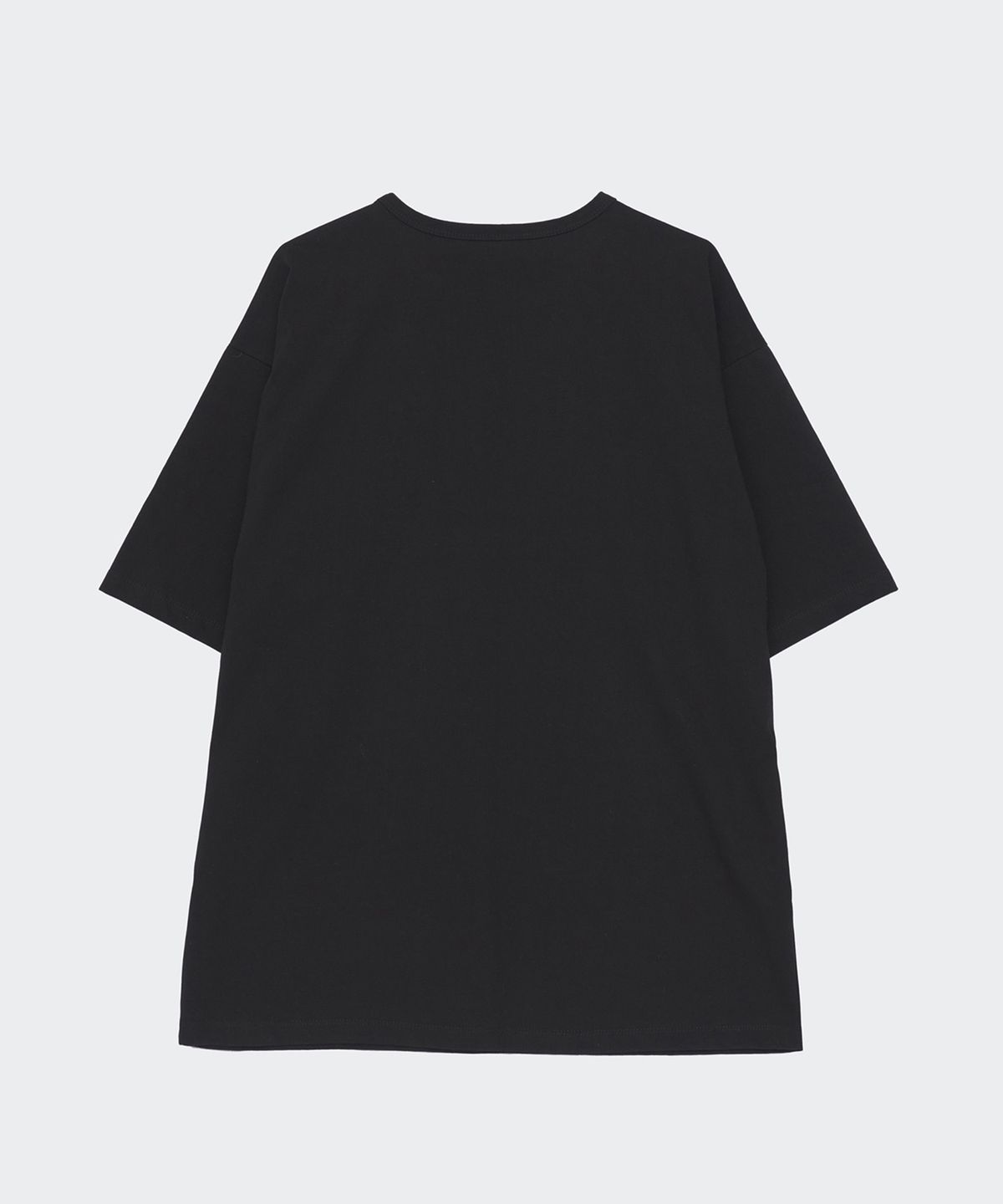 닐라이즈(NEALIZE) Oversized Basic Cotton T-shirt Black