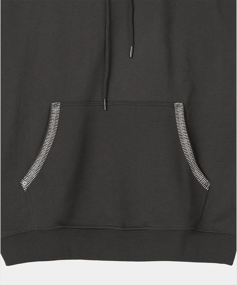 【MAISON MINED】24FW★ OBLIQUE PATCH HOODIE MUSINSA | MAISON MINED OBLIQUE PATCH HOODIE D/GREY