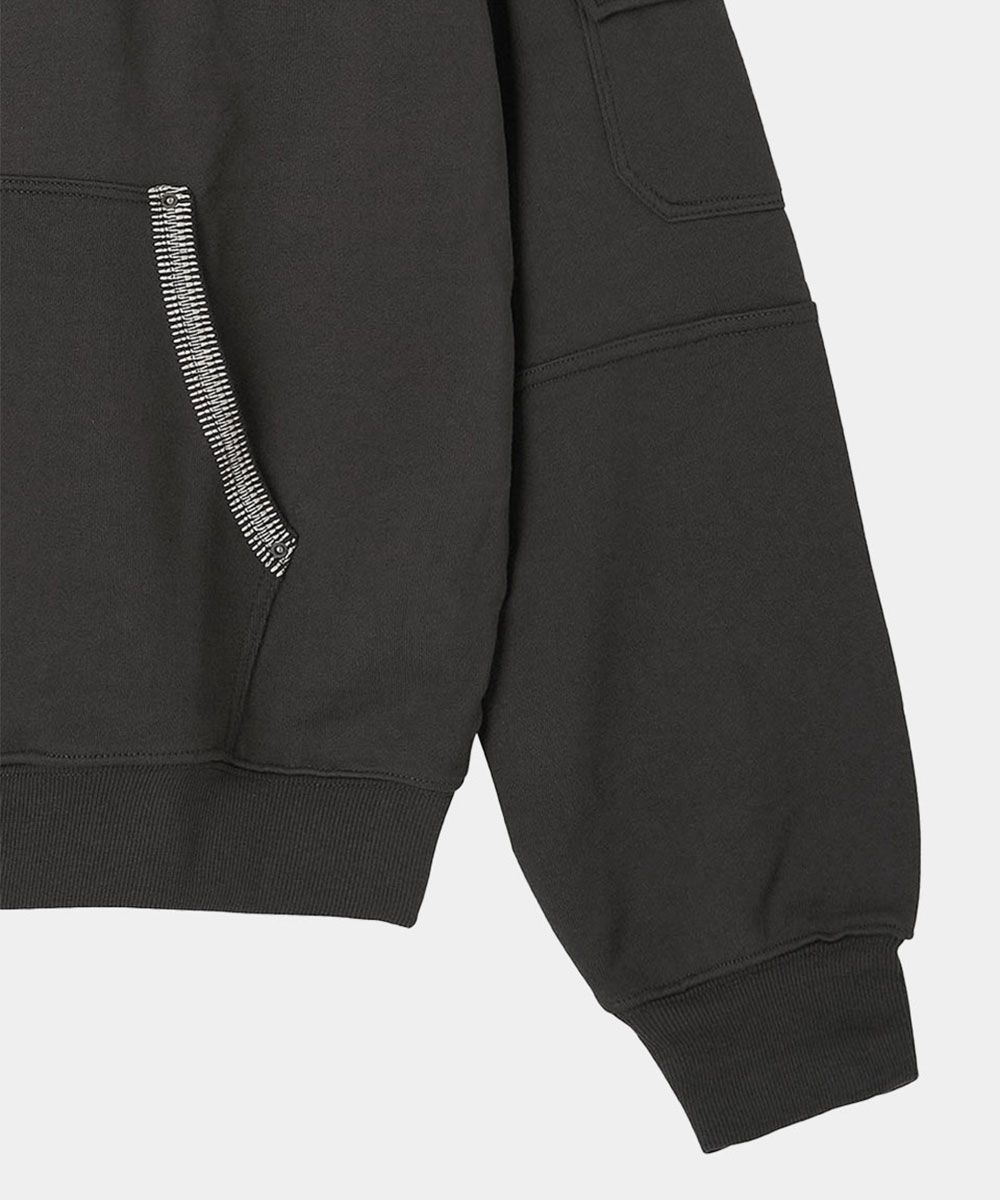 【MAISON MINED】24FW★ OBLIQUE PATCH HOODIE MUSINSA | MAISON MINED OBLIQUE PATCH HOODIE D/GREY