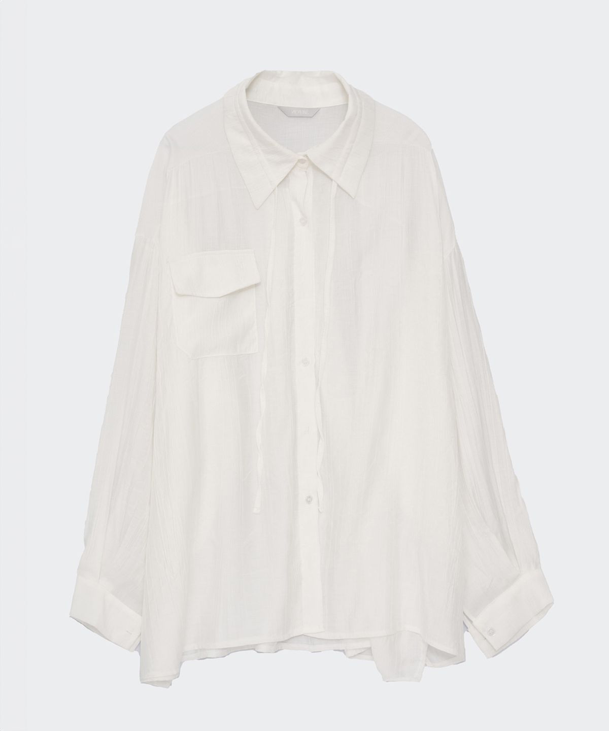 닐라이즈(NEALIZE) Rayon Strap Blouse White