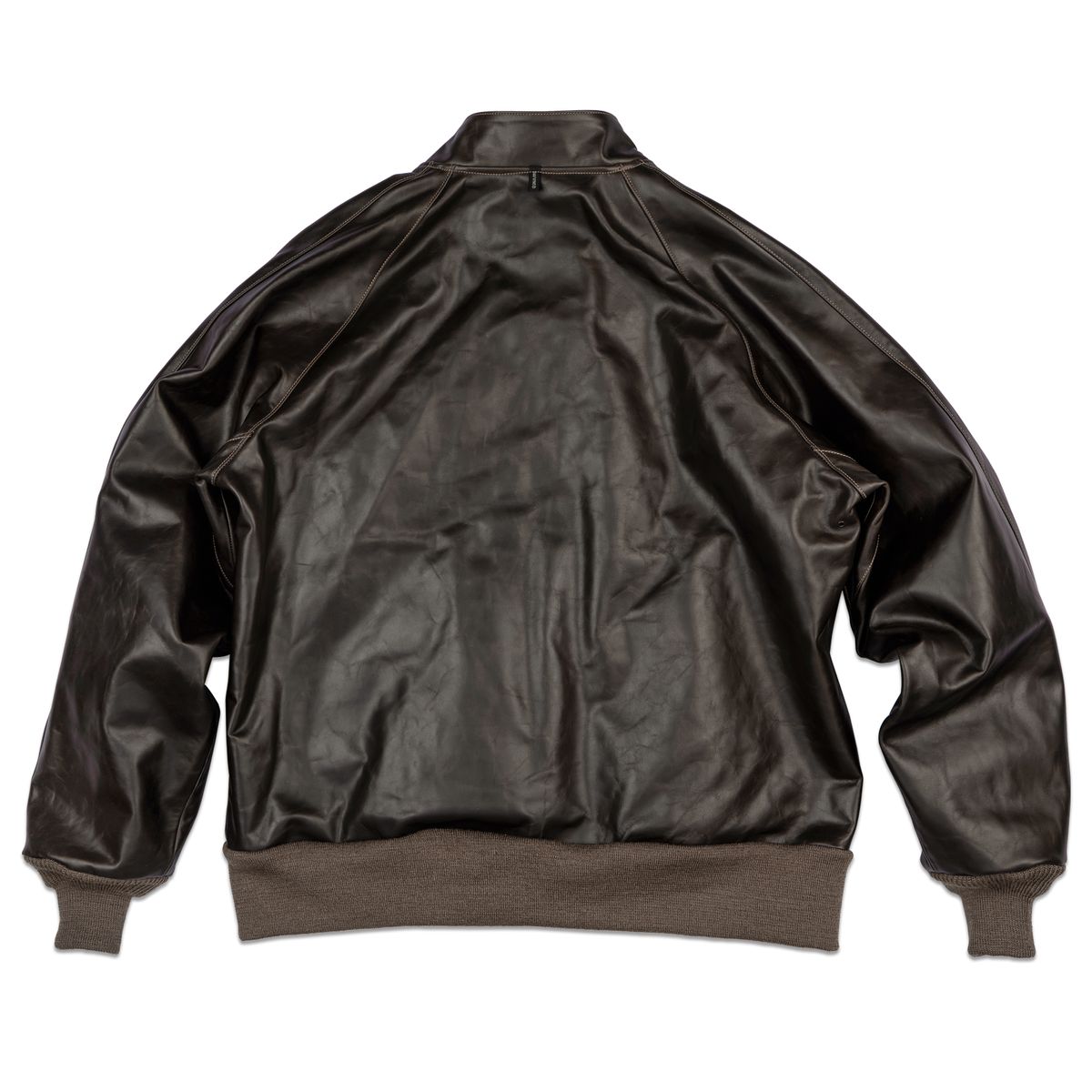 디아프바인(DIAFVINE) DV.LOT 707 D9 Bomber jacket -Vegetable Calfskin-Seal Brown