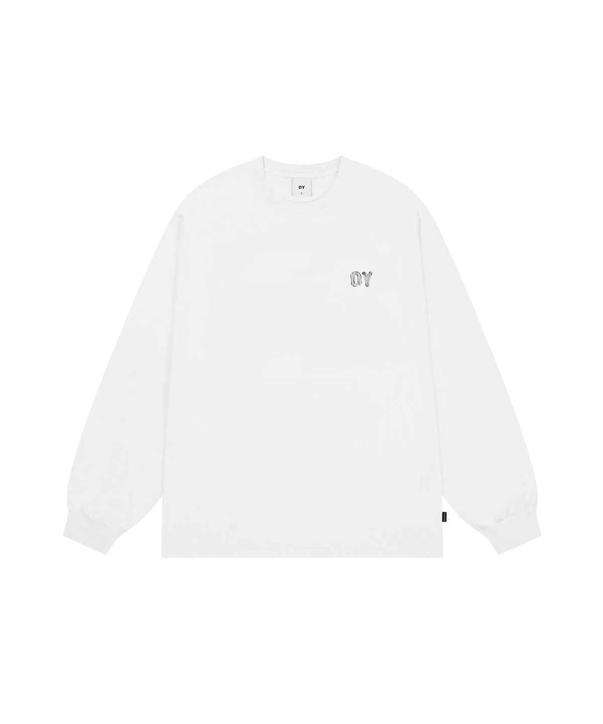오픈야드(오와이)(OPENYARD(OY)) METAL HEART LONG SLEEVE - WHITE
