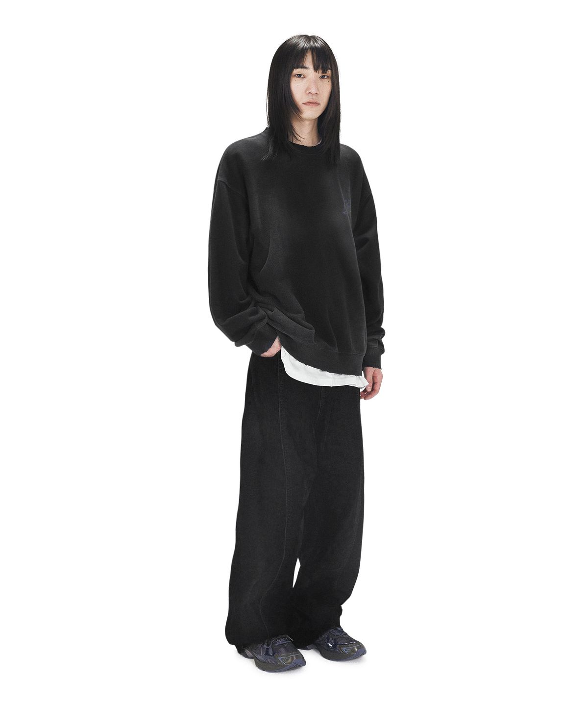 오픈야드(오와이)(OPENYARD(OY)) VINTAGE WASHED OPYD MTM - BLACK