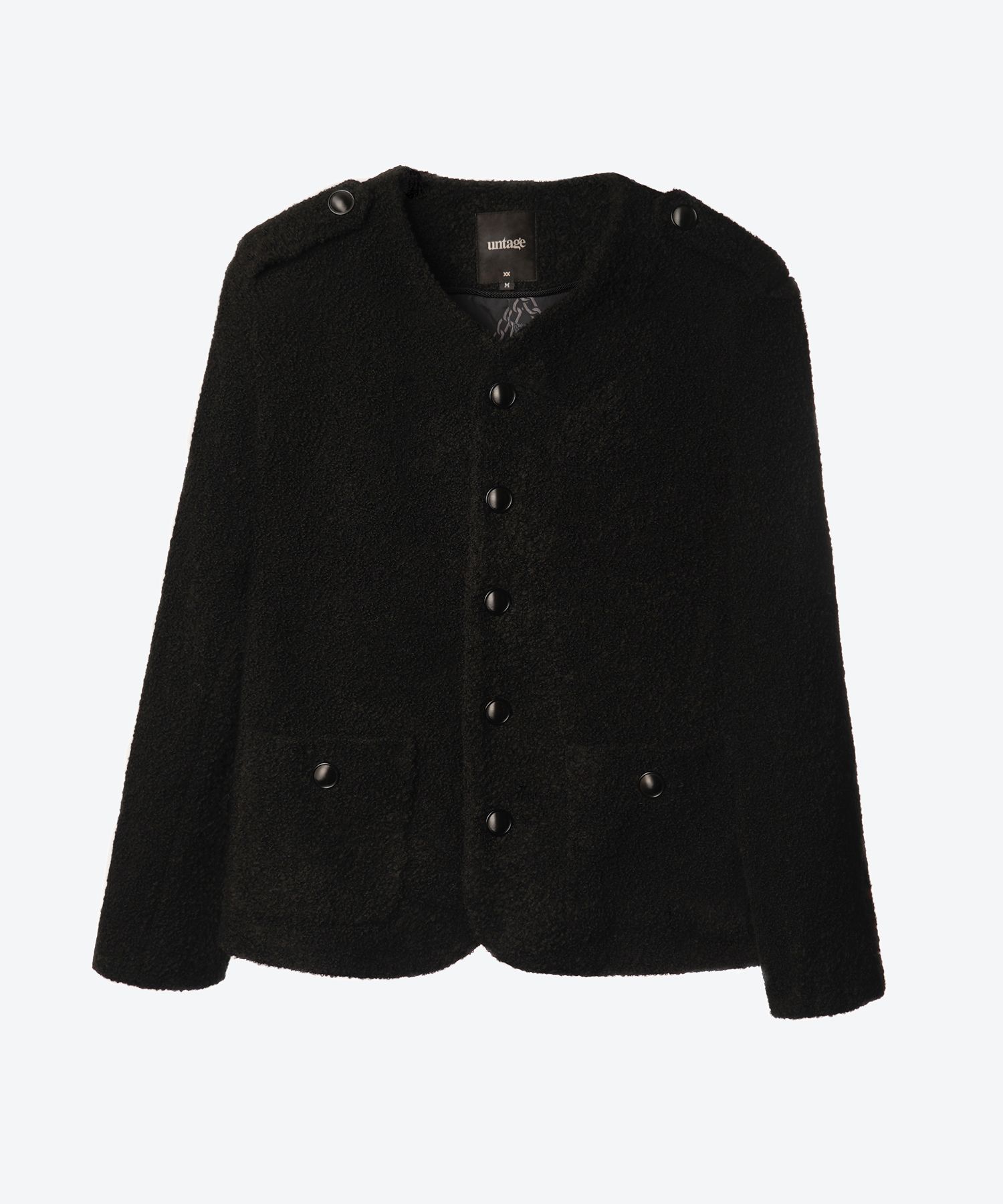 UNTAGE ■ Boucle Tweed Jacket (MAN) ジャケット MUSINSA公式 | UNTAGE Our Bouclé Tweed Jacket [Black (MAN)]_