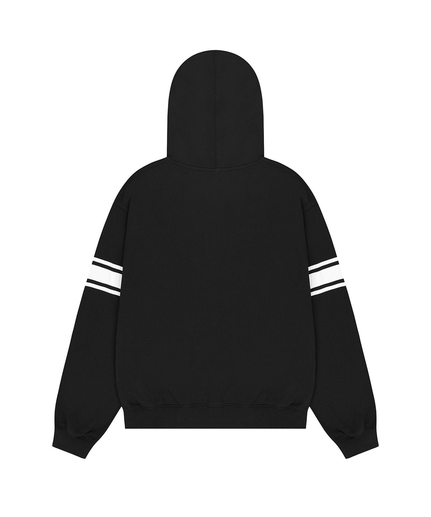 MUSINSA | OY COLLEGE HEART HOODIE ZIP UP - BLACK