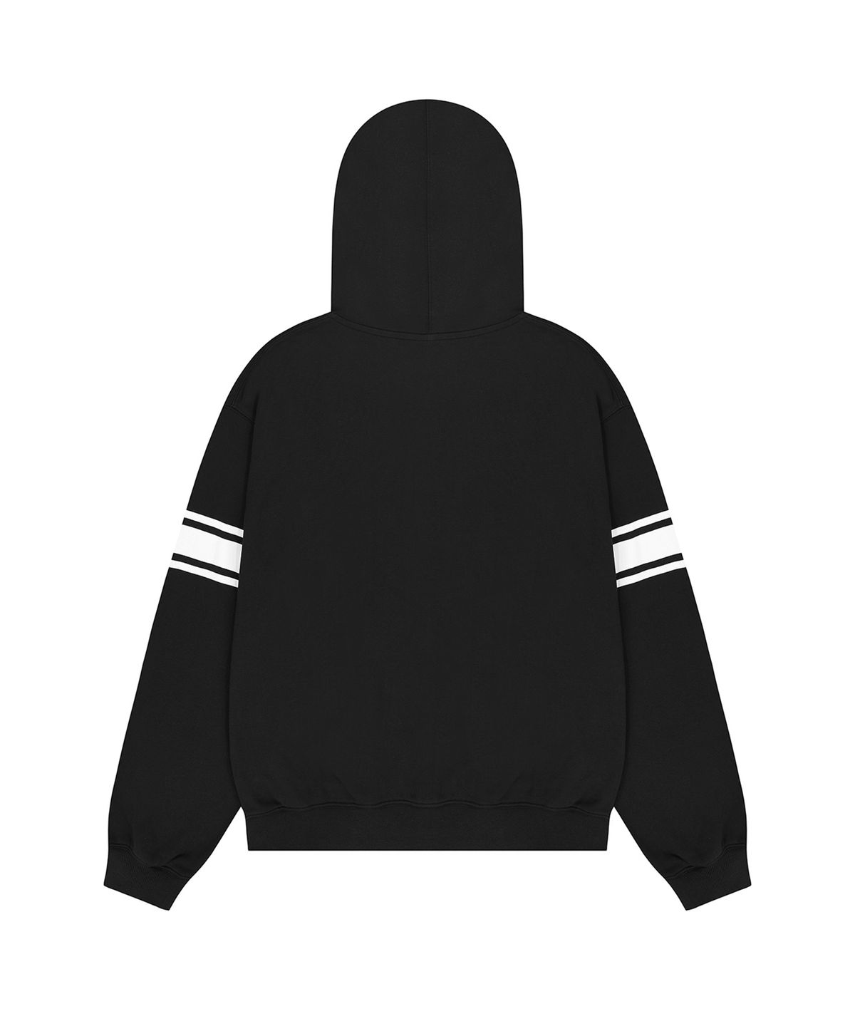 오픈야드(오와이)(OPENYARD(OY)) COLLEGE HEART HOODIE ZIP UP - BLACK