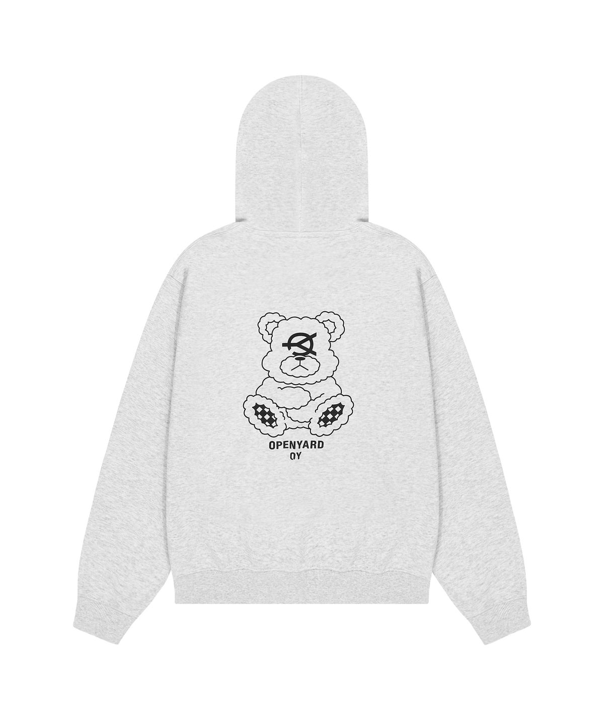 오픈야드(오와이)(OPENYARD(OY)) ODOLLY HOODIE ZIP UP - LIGHT MELANGE