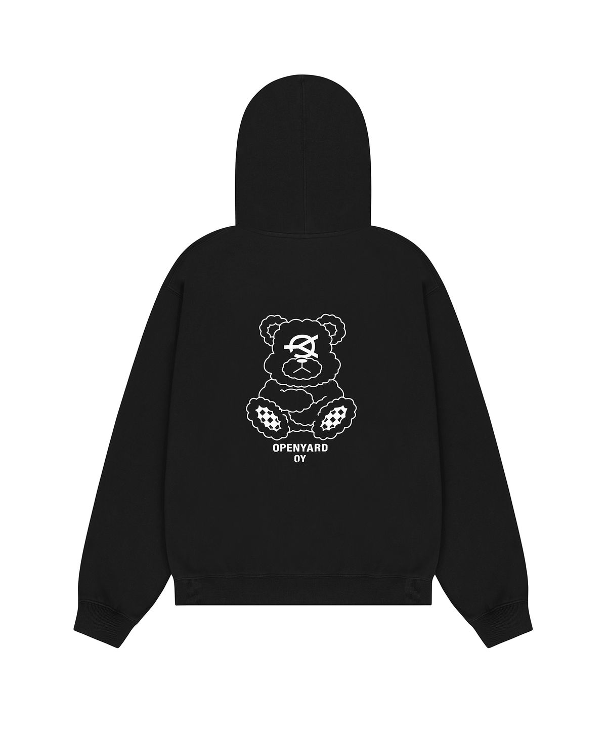 오픈야드(오와이)(OPENYARD(OY)) ODOLLY HOODIE ZIP UP - BLACK