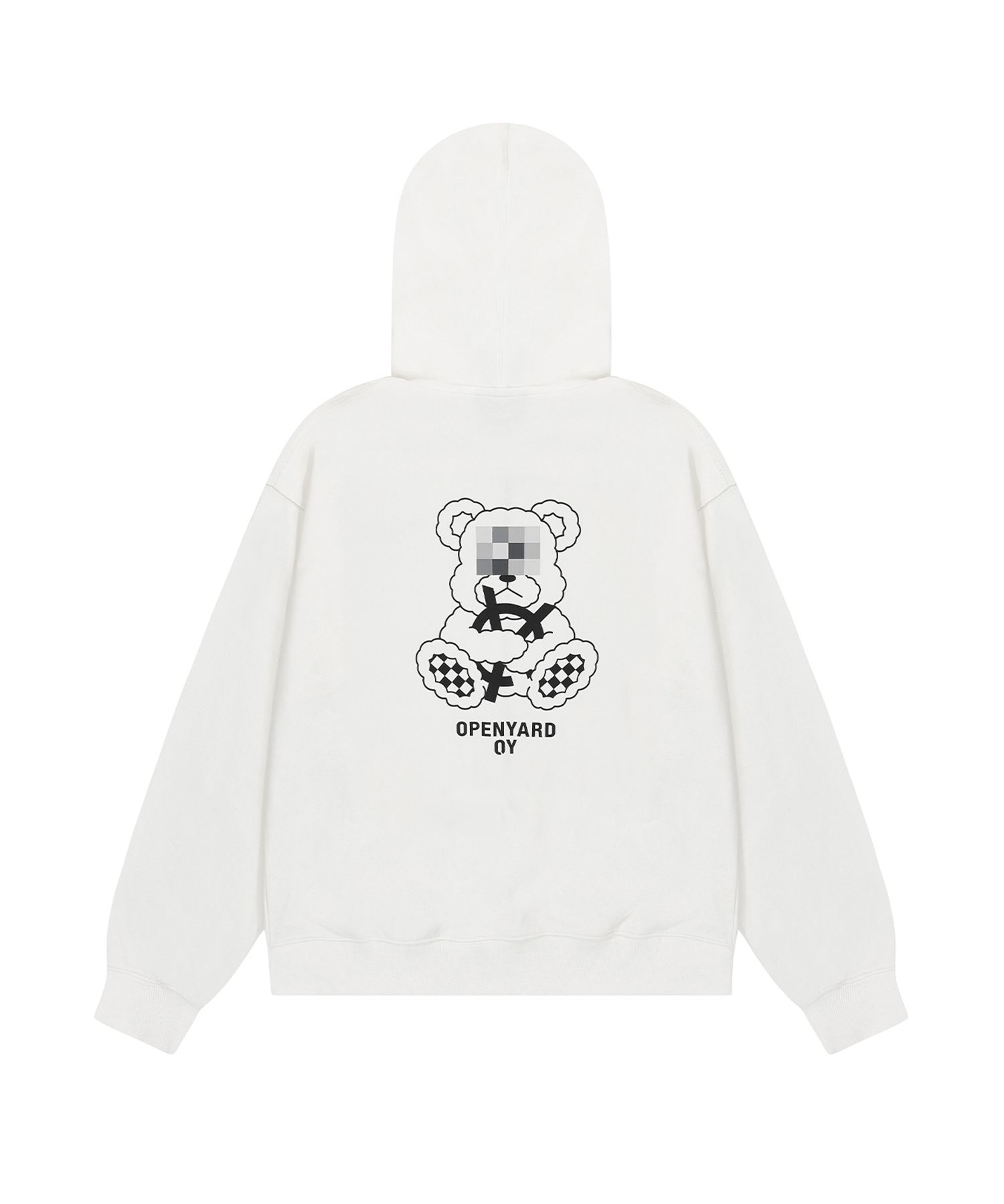 MUSINSA | OY MOSAIC ODOLLY HOODIE ZIP UP - WHITE
