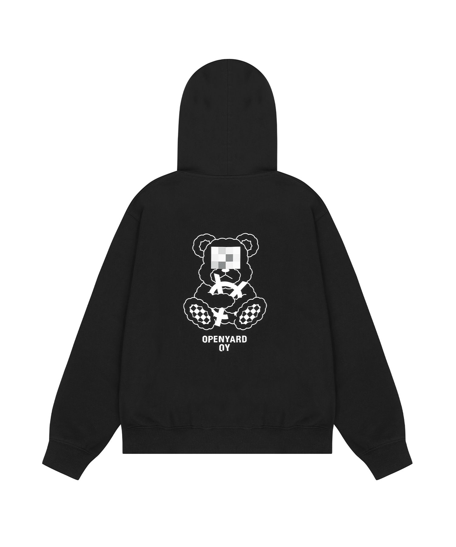 MUSINSA | OY MOSAIC ODOLLY HOODIE ZIP UP - BLACK
