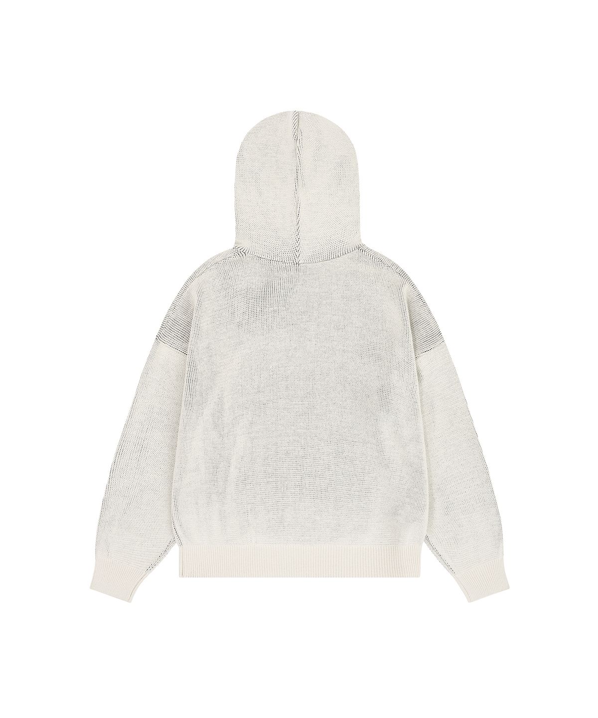 오픈야드(오와이)(OPENYARD(OY)) BALLOON ODOLLY KNIT HOODIE - IVORY