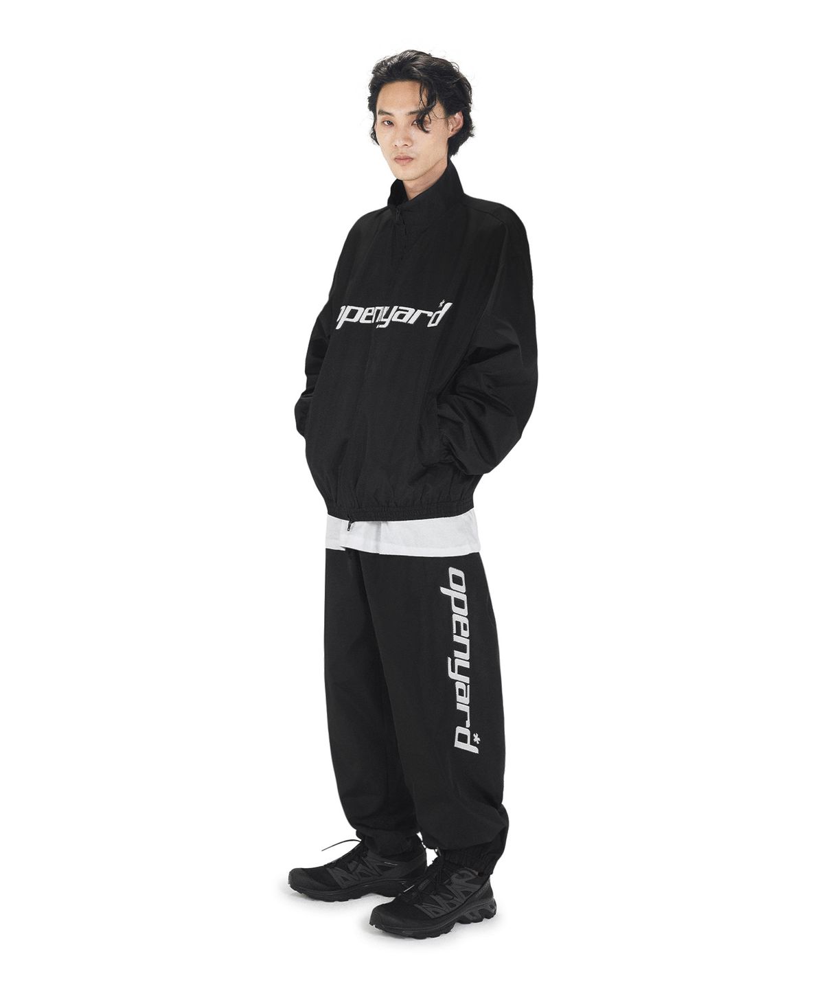 오픈야드(오와이)(OPENYARD(OY)) OPYD TRACK JACKET - BLACK