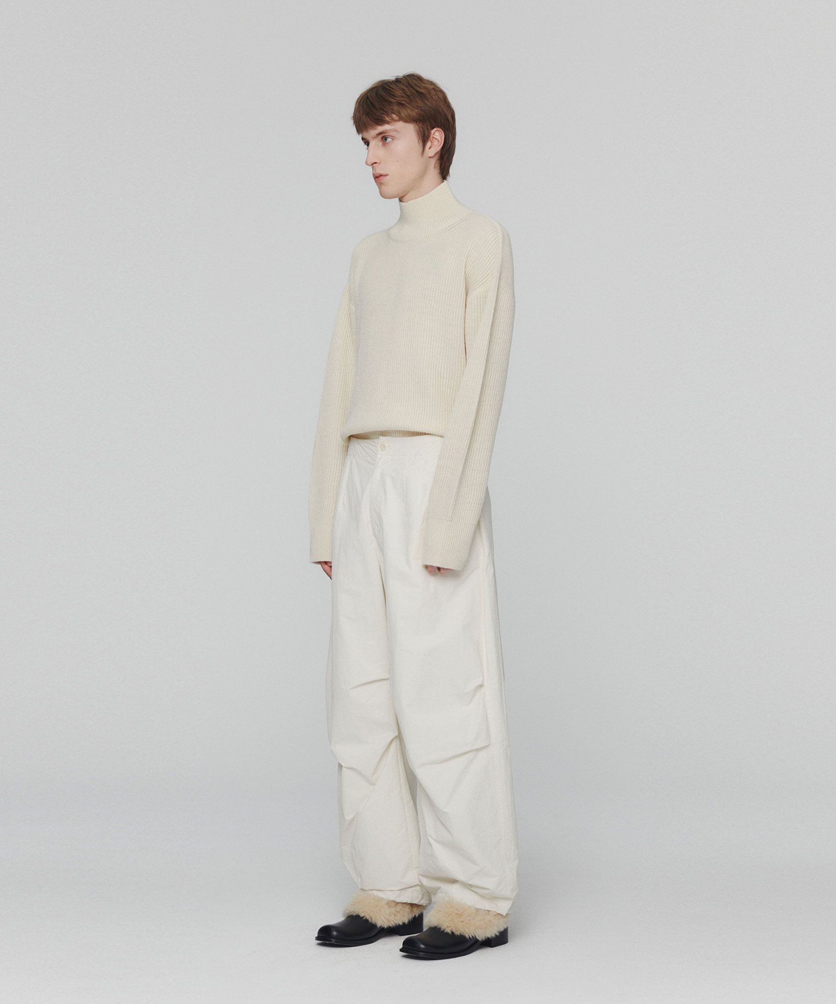 MUSINSA | AMOMENTO MENS COTTON NYLON FATIGUE PANTS (2COLORS)