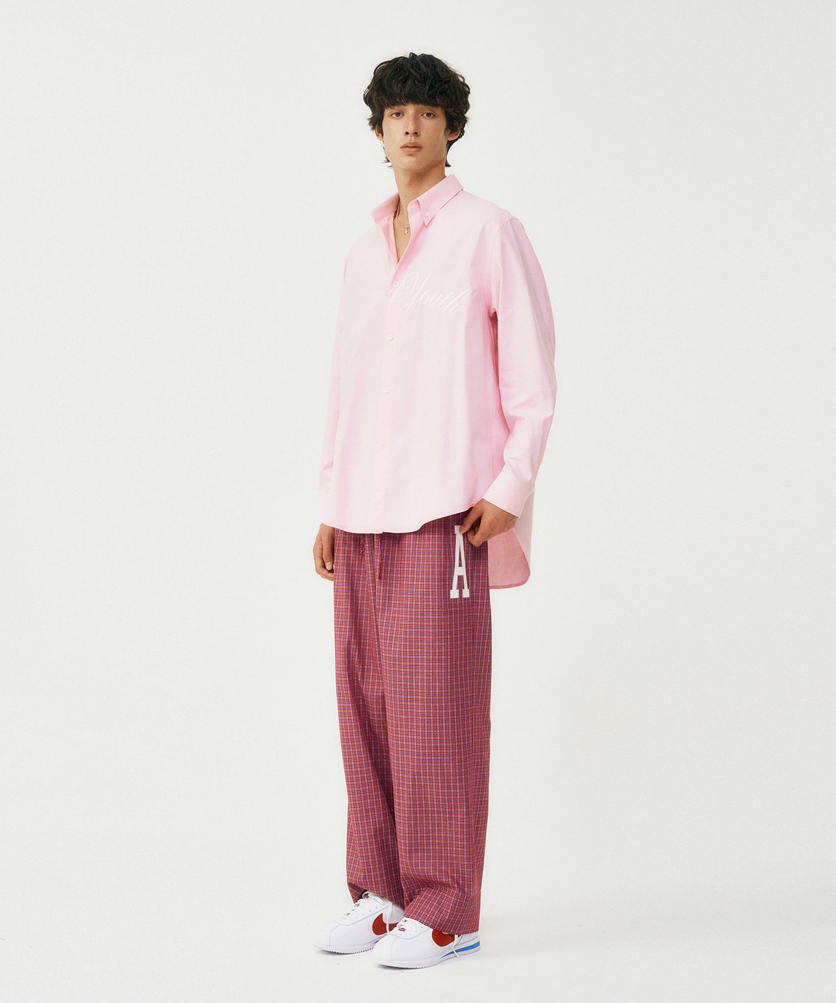 프롬아를(FROM ARLES) 옥스포드 베이직 셔츠 / PINK