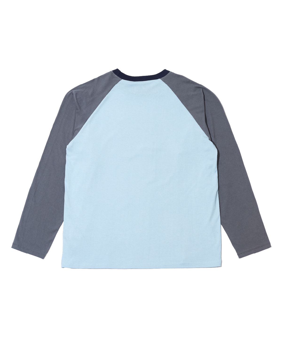 잇자바이브(ITZAVIBE) NICE PEOPLE LOVE CATS RAGLAN LONG SLEEVE - SKY BLUE