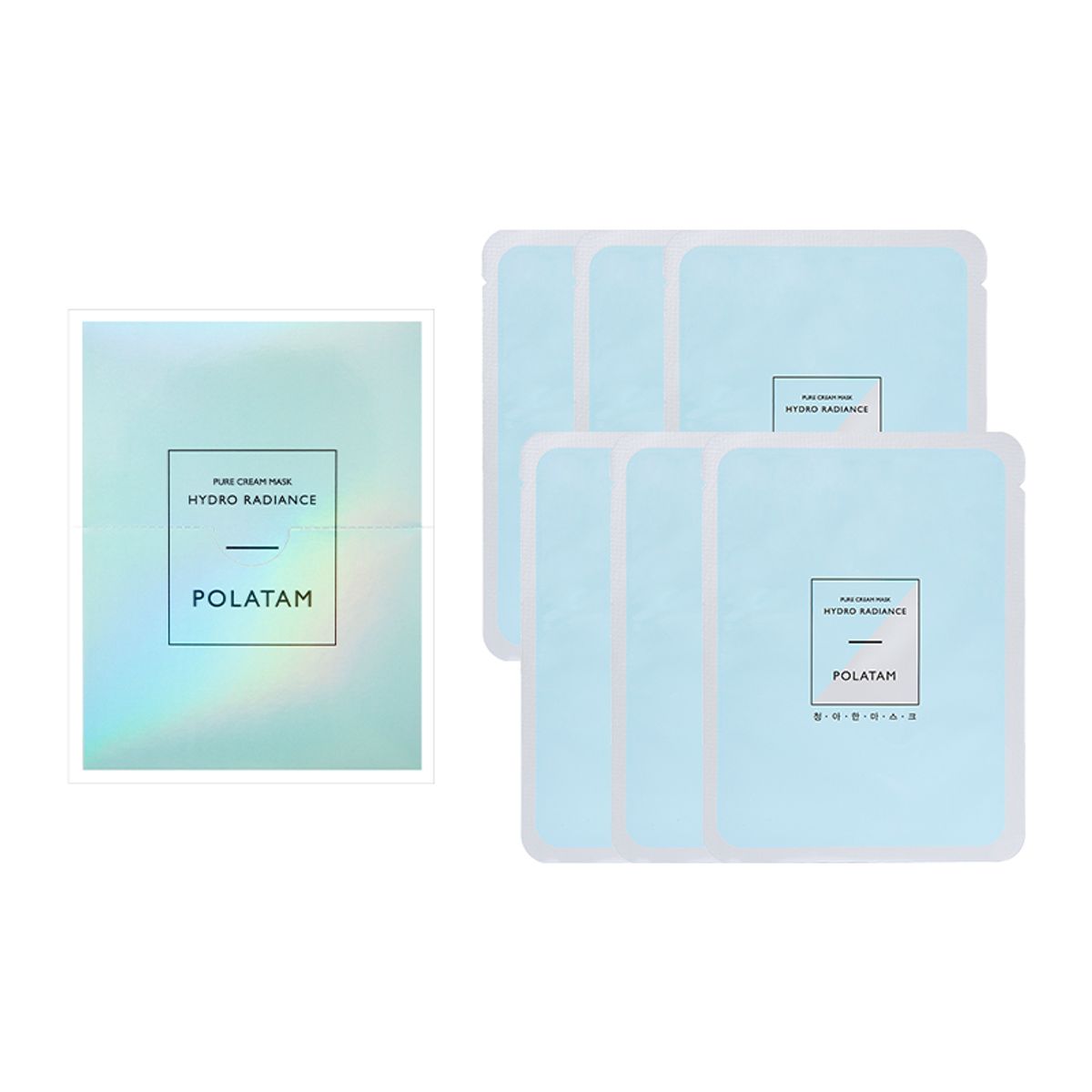 폴라탐(POLATAM) 퓨어 크림 하이드로 래디언스 마스크 (1box = 6ea)