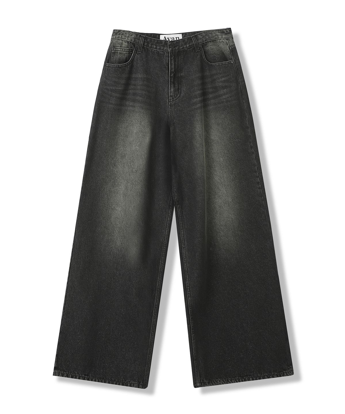 어반드레스(AVANDRESS) Basic Brush Daily Wide Pants BLACK