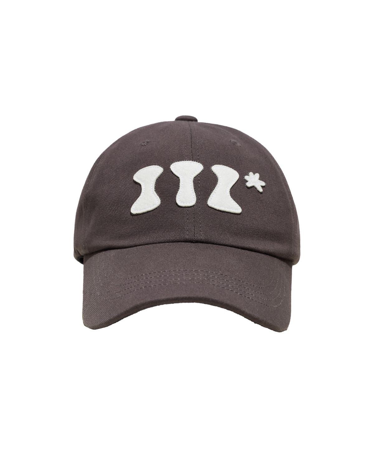 잇자바이브(ITZAVIBE) ITZ MINI LOGO BALL CAP - CHARCOAL