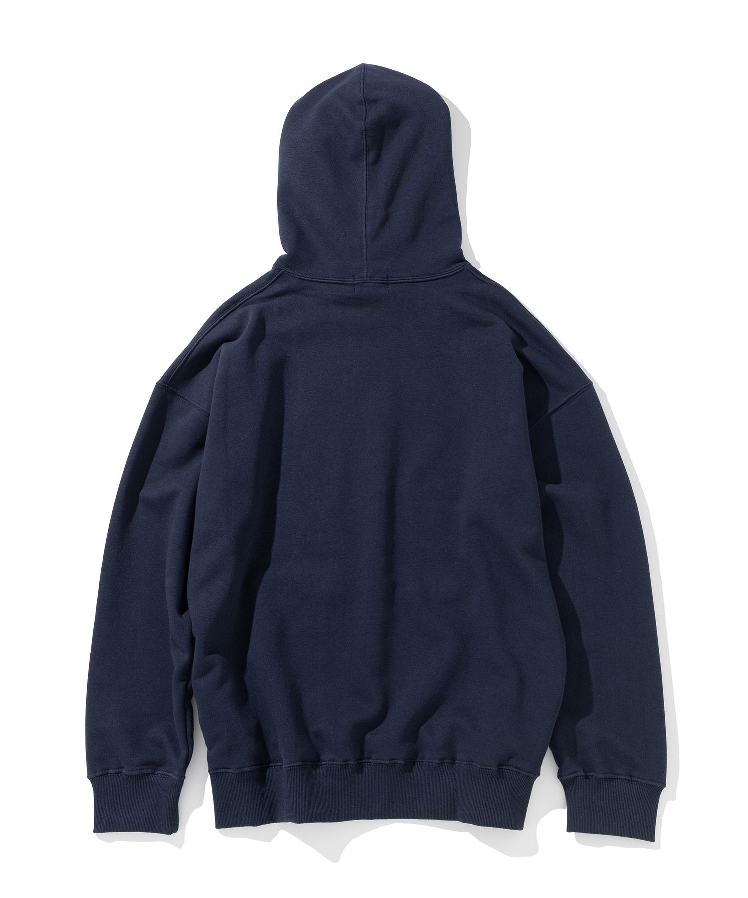 MUSINSA | MASSNOUN Twig Logo Overfit Hoodie Navy