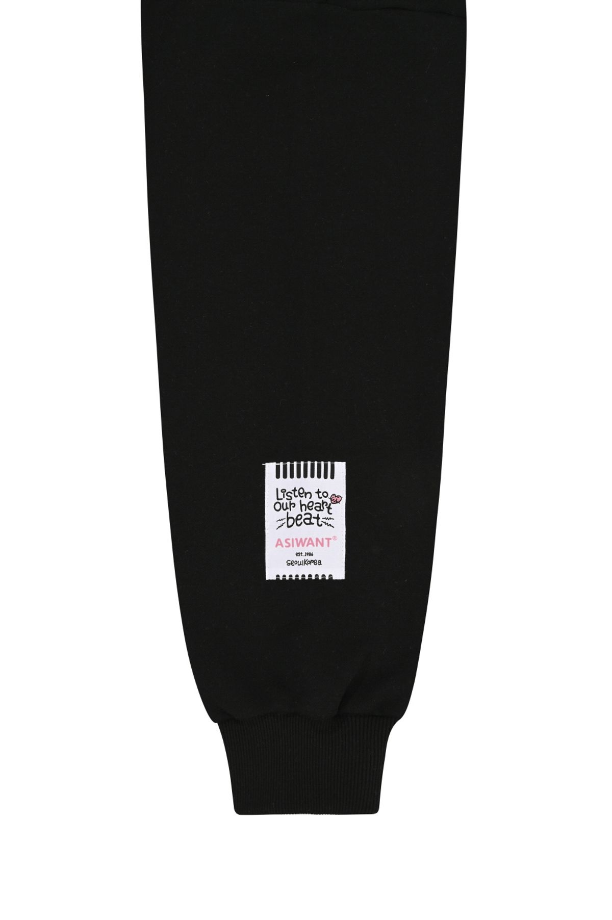 에즈아이원(ASIWANT) SKELETON HOODIE BLACK