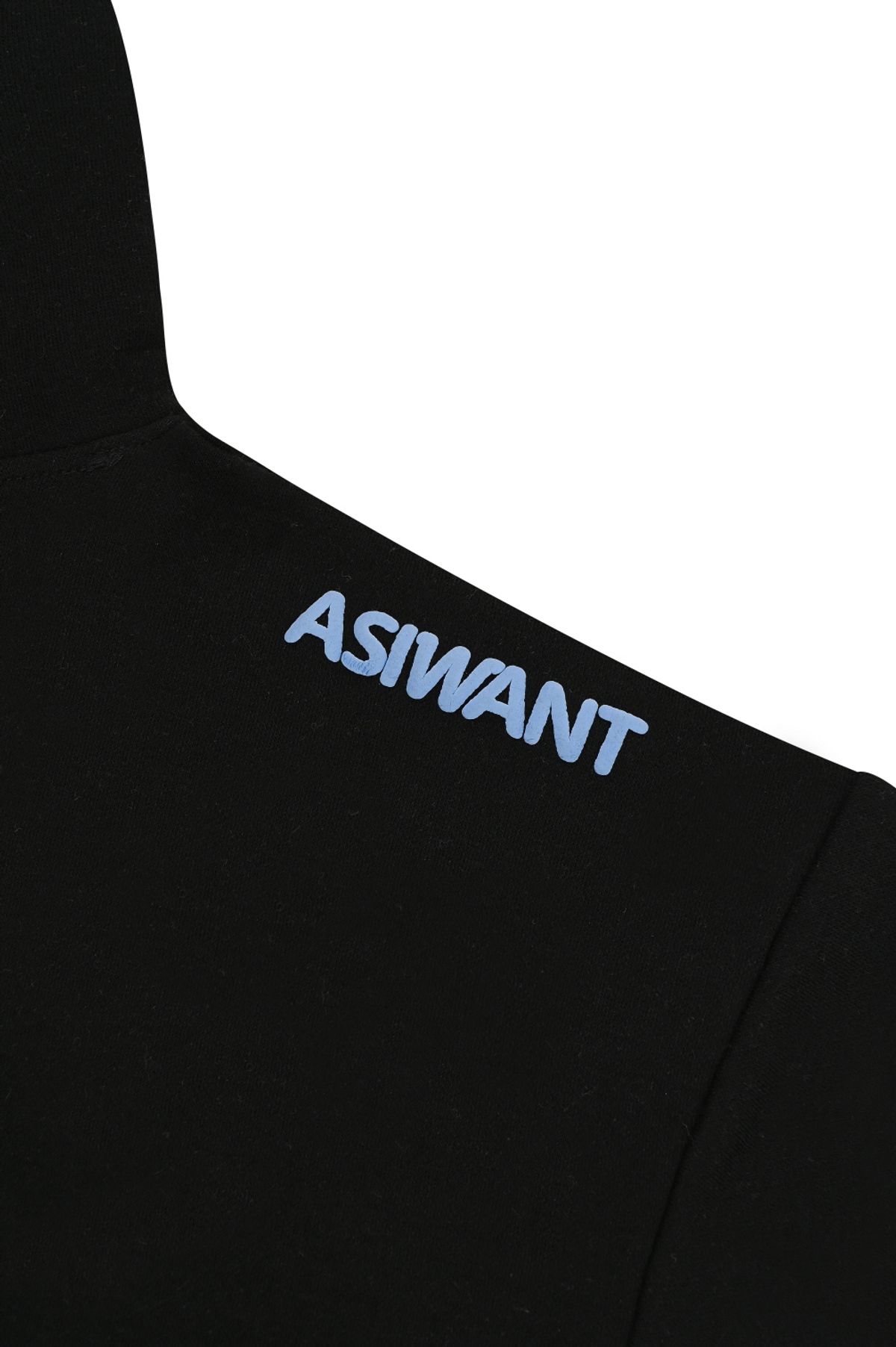 에즈아이원(ASIWANT) SKELETON HOODIE BLACK
