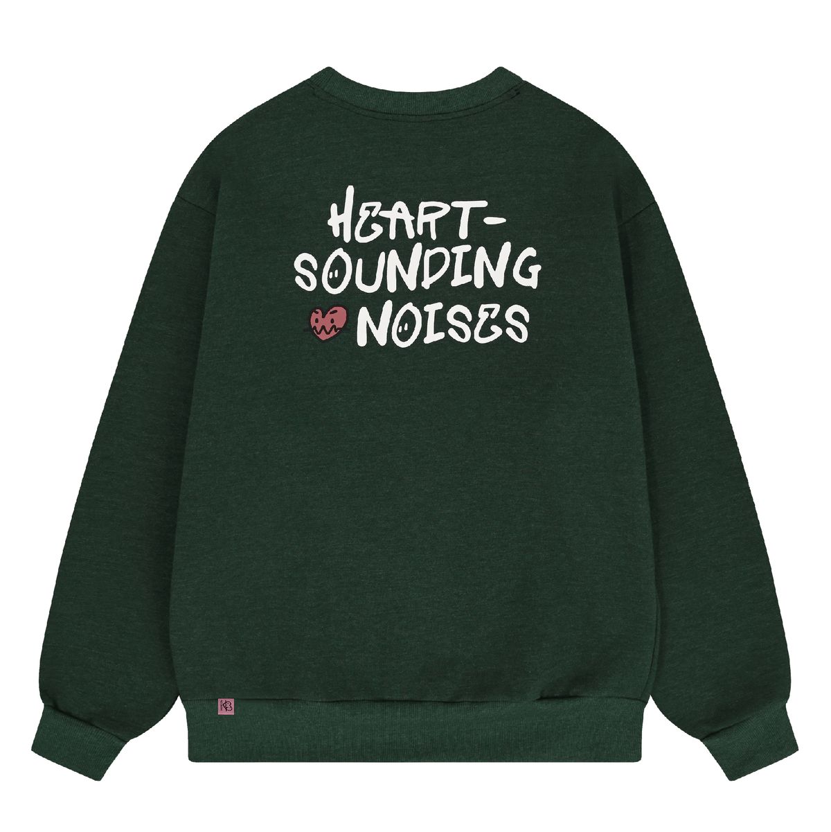 에즈아이원(ASIWANT) HEART SOUNDING NOISES SWEATSHIRT GREEN