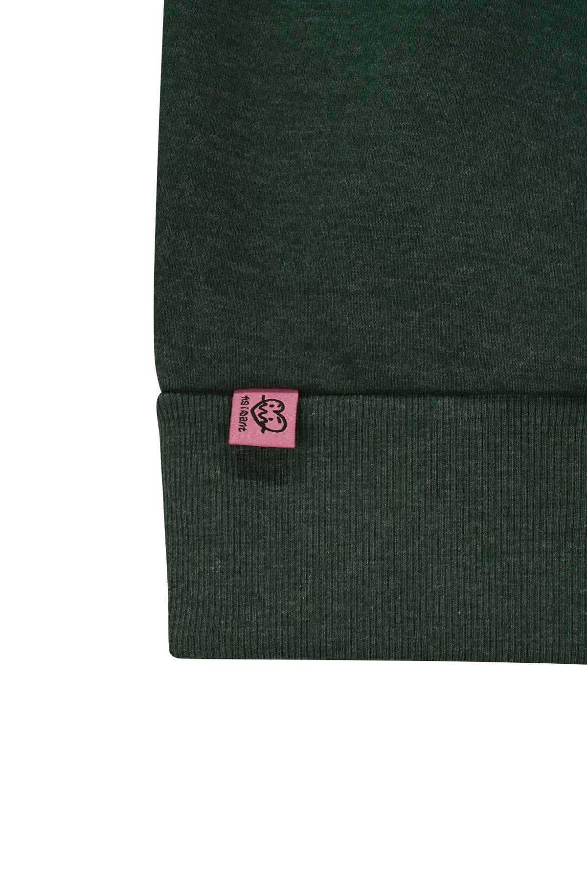 에즈아이원(ASIWANT) HEART SOUNDING NOISES SWEATSHIRT GREEN