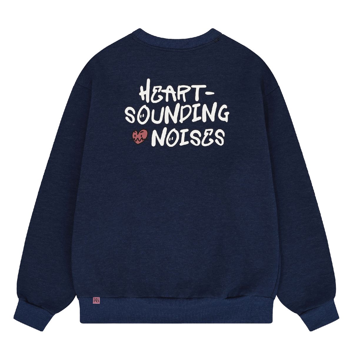 에즈아이원(ASIWANT) HEART SOUNDING NOISES SWEATSHIRT NAVY