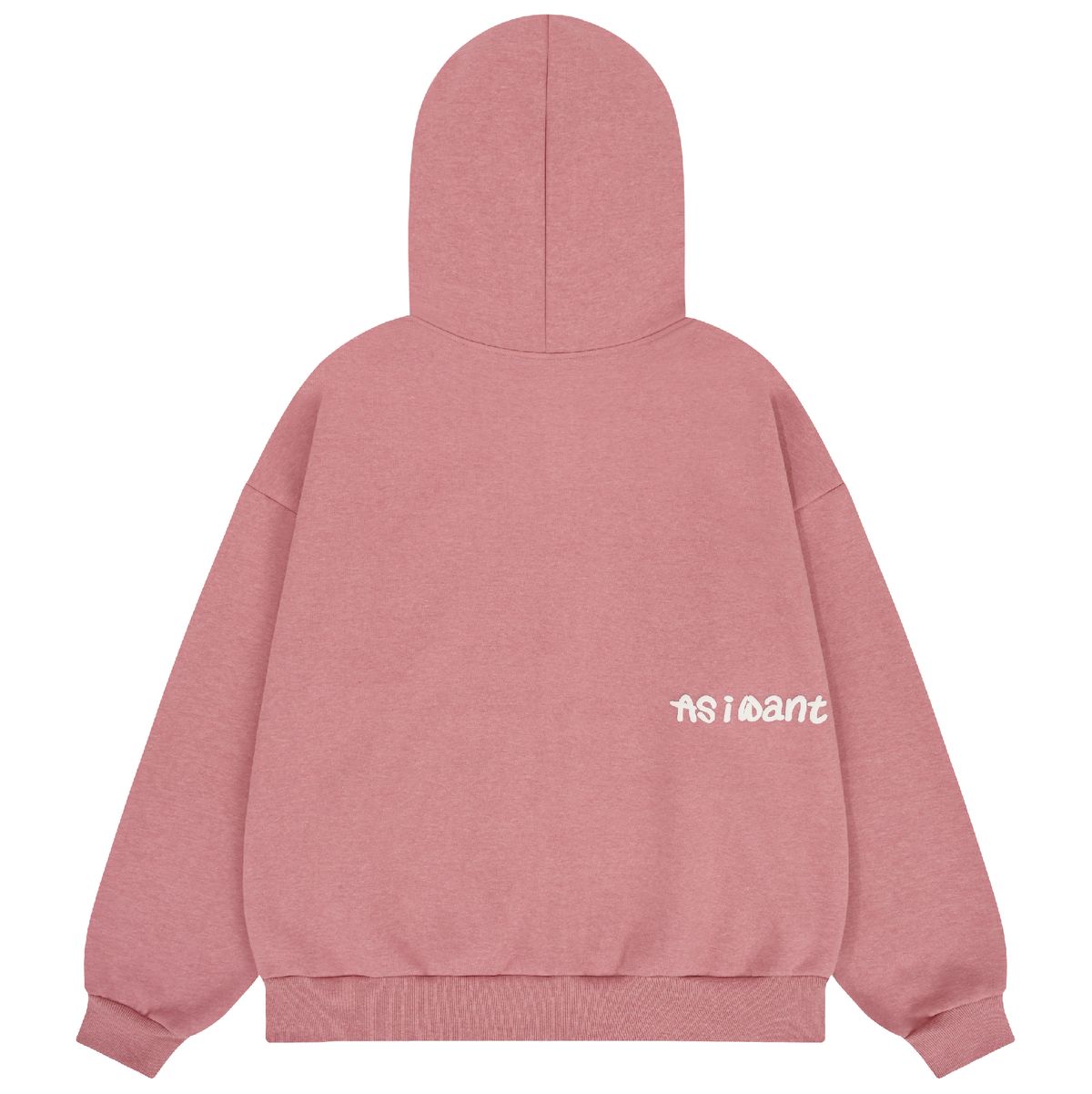 에즈아이원(ASIWANT) AIW LOGO ZIP-UP JACKET PINK