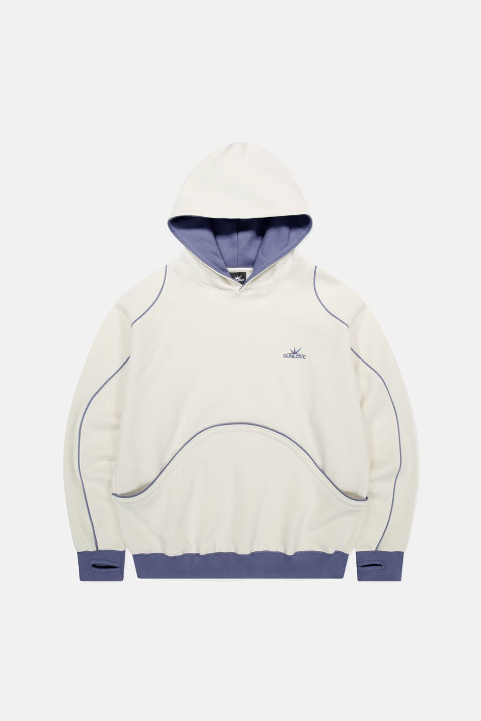 MUSINSA | SUNLOVE Crescent Hoodie Ivory