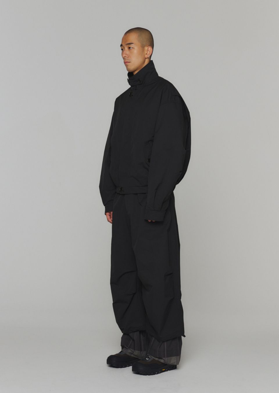 MUSINSA公式 | AMOMENTO PADDED COTTON NYLON JUMPER (2COLORS)