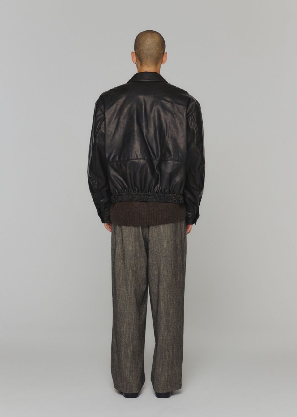 MUSINSA公式 | AMOMENTO VEGAN LEATHER BLOUSON