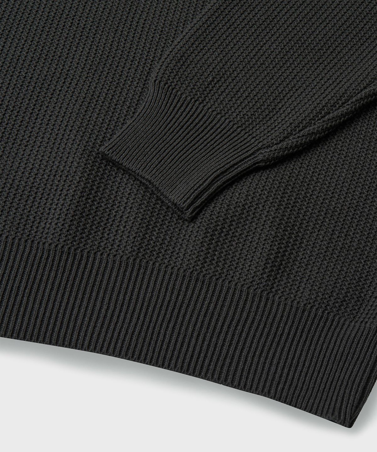 브랜디드(BRANDED) HARD TWIST LOUNGE POLO KNIT [GRAPHITE]