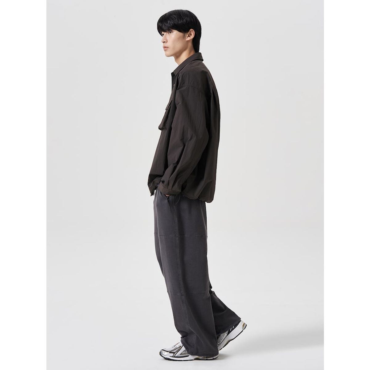 에잇세컨즈(8SECONDS) 나일론 립스탑 유틸리티 셔켓  카키