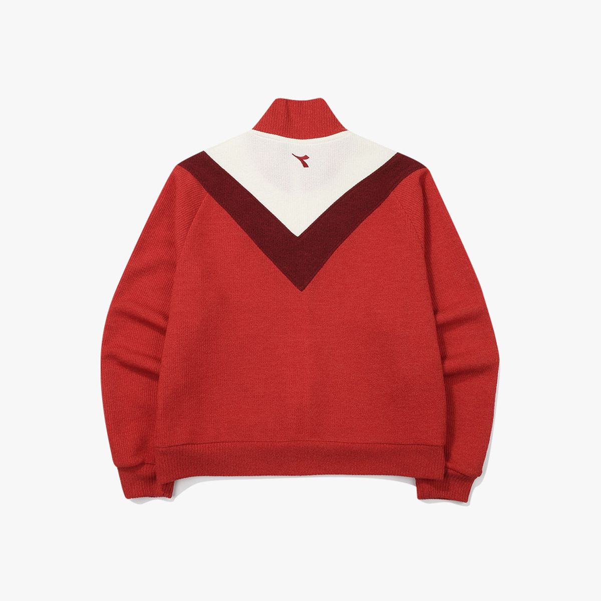 디아도라(diadora) 몬텔로 니트 트랙 자켓 RED
