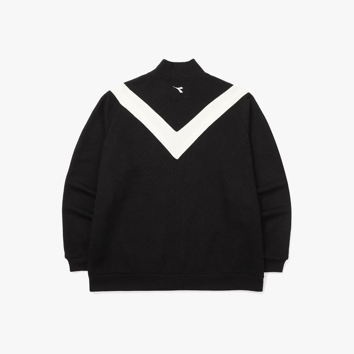 디아도라(diadora) 몬텔로 니트 트랙 자켓 BLACK
