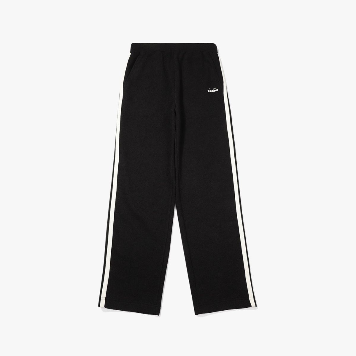 디아도라(diadora) 몬텔로 니트 트랙 팬츠 BLACK